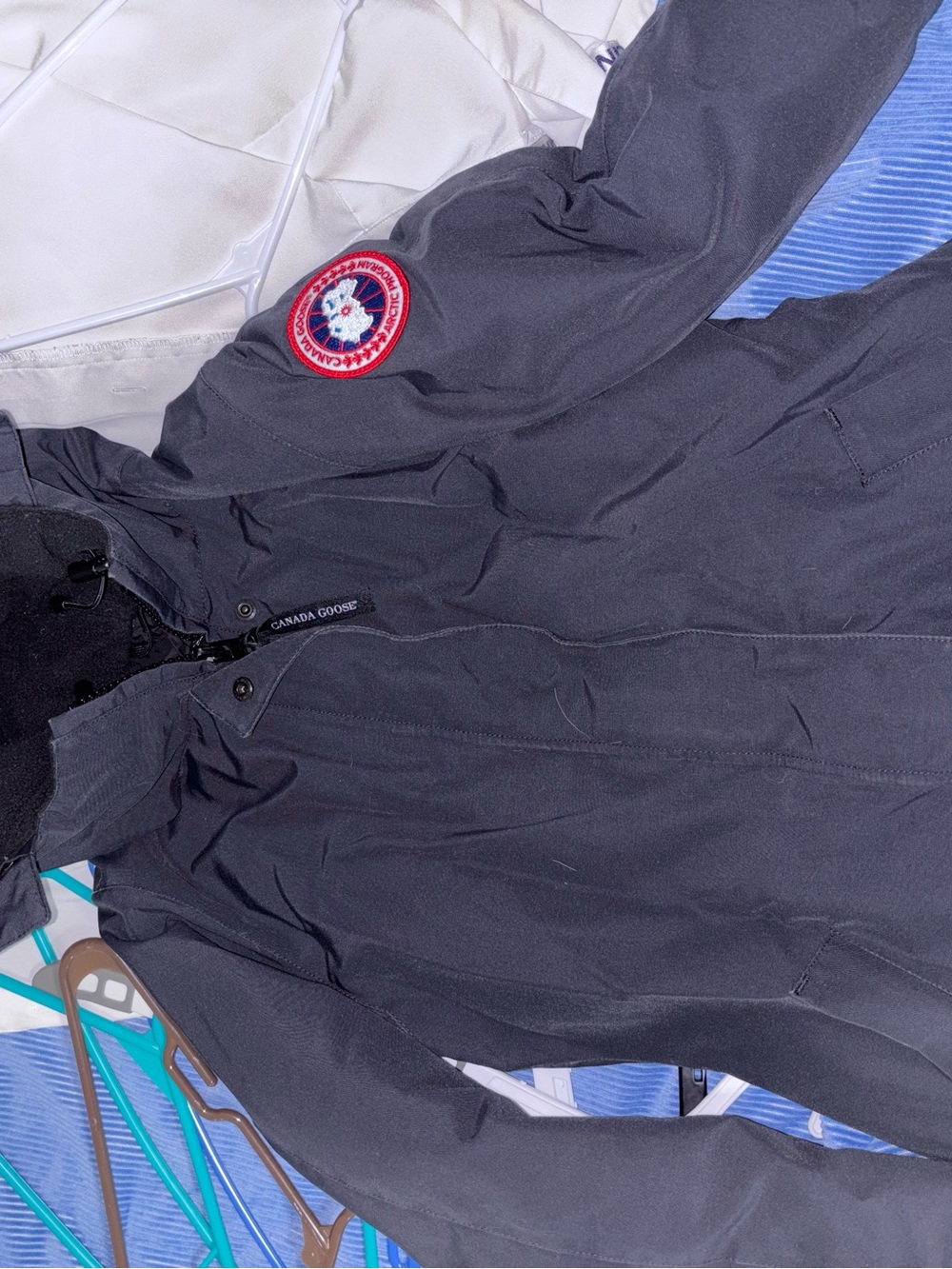 Women's Canada goose navy/ dark Black Parka Coat size small